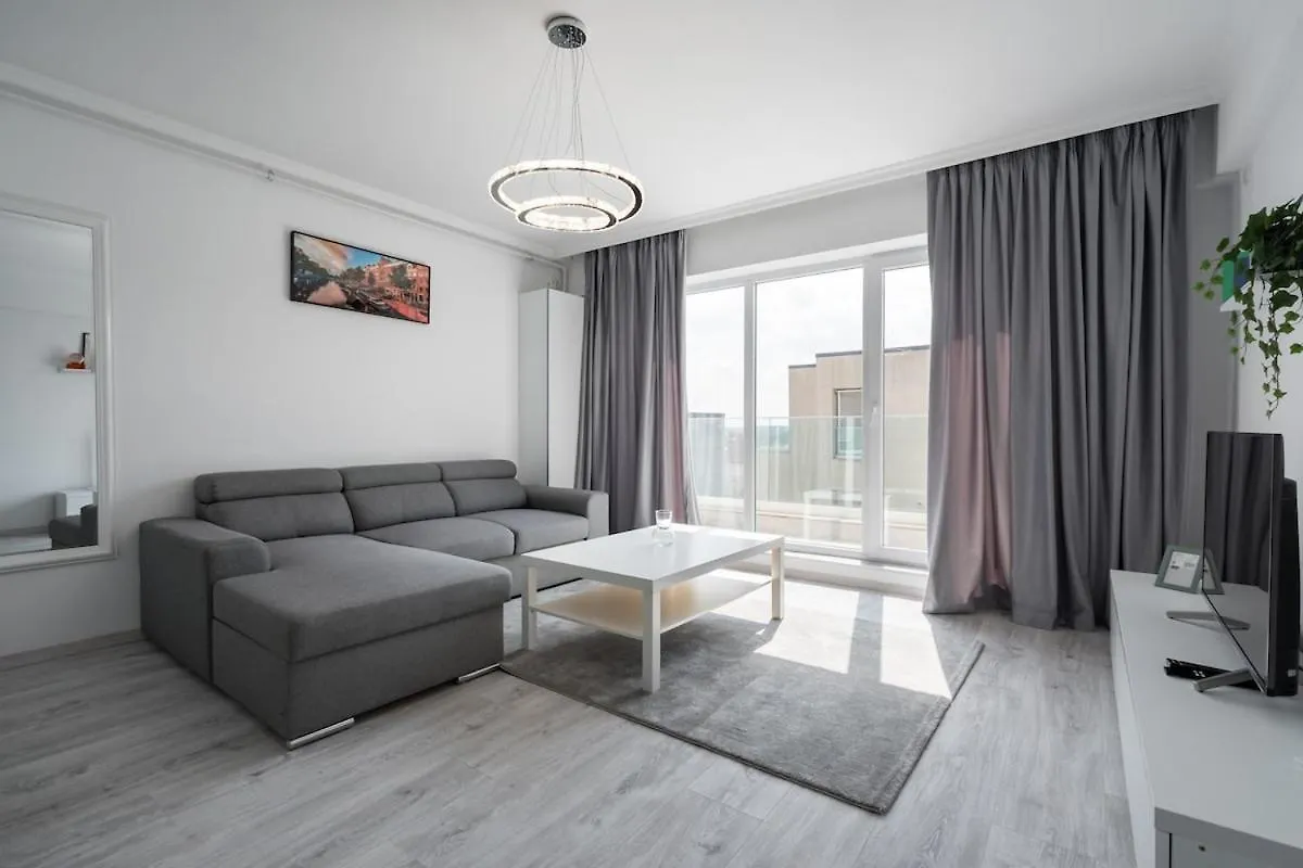 Rose Residence 1-1Br Apt-Parking Voluntari