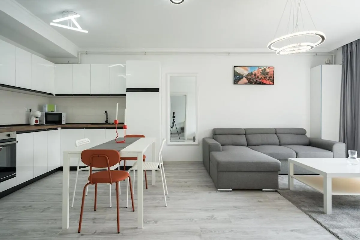 Rose Residence 1-1Br Apt-Parking Voluntari