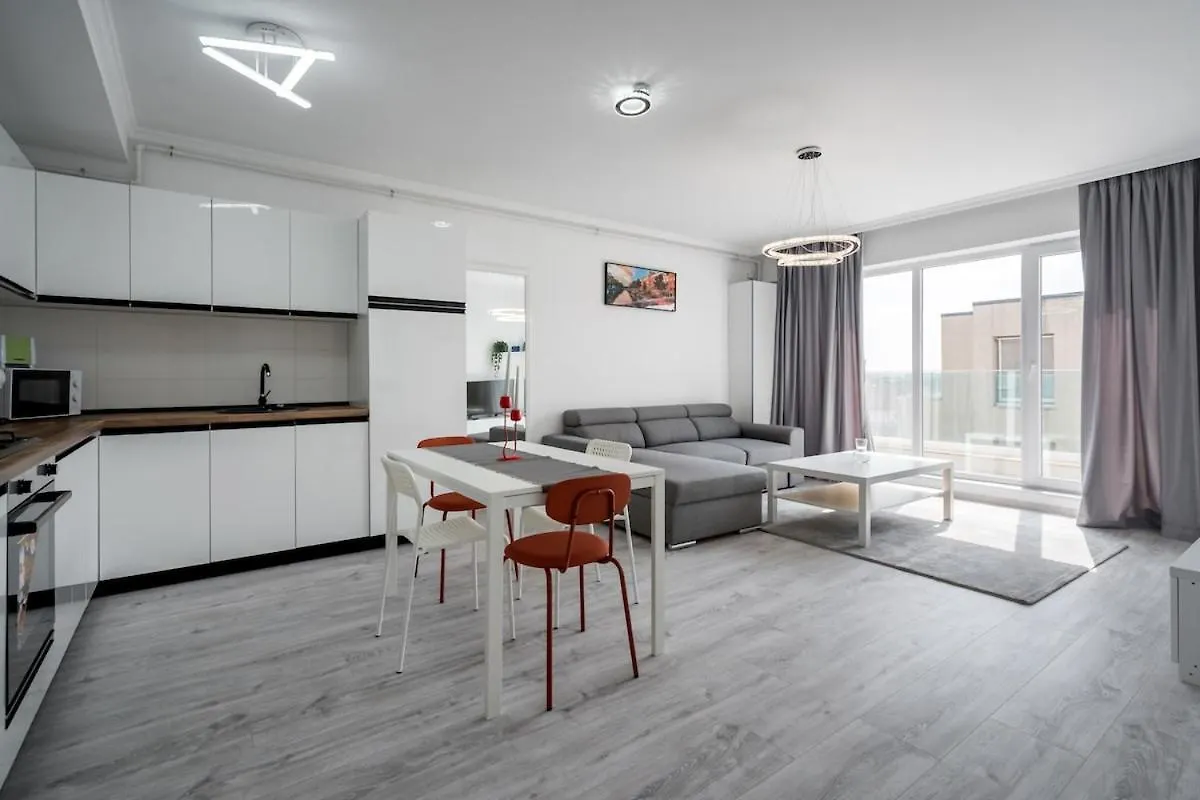 Rose Residence 1-1Br Apt-Parking Voluntari